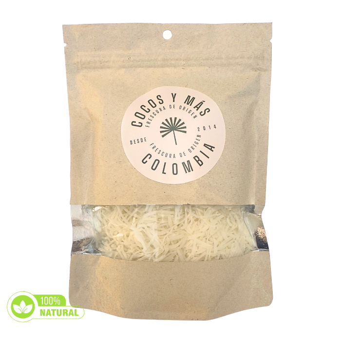 Coco rallado deshidratado natural - 100 gramos