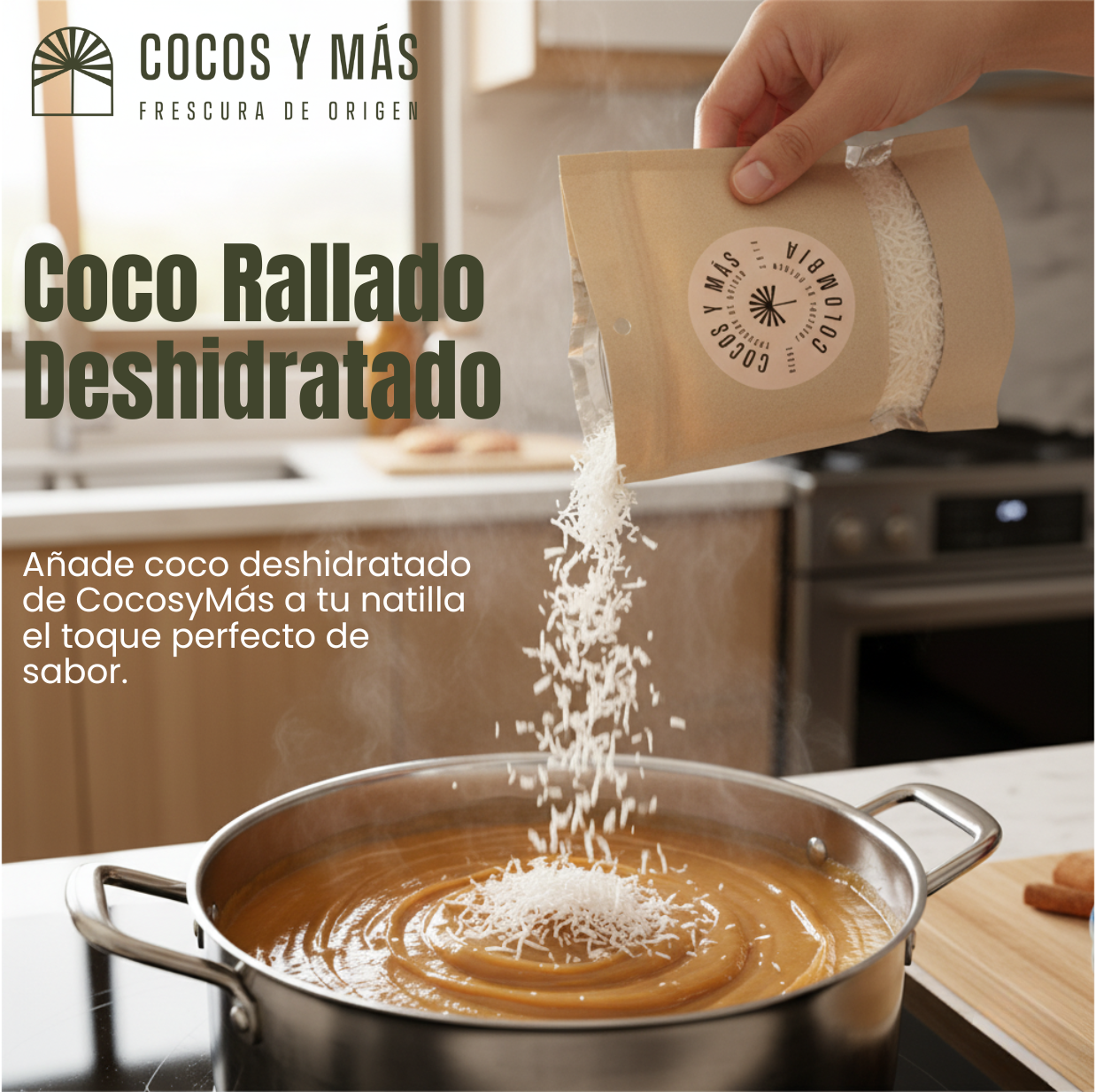🎉!BLACK DAYS¡🎉 Aceite de Coco 1Kg + Frasco 100mL + 1 Paquete de Coco Deshidratado🥥✨