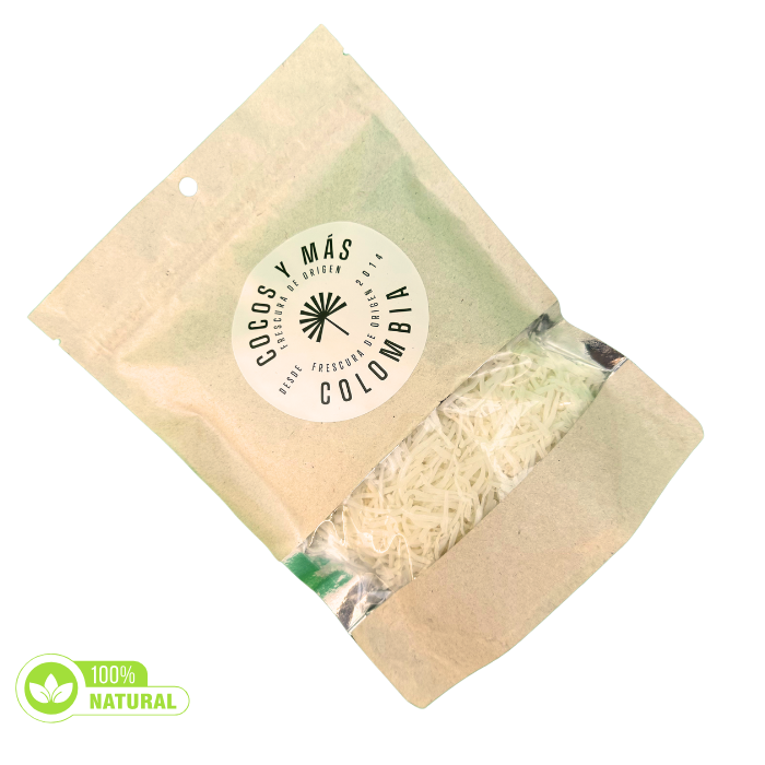 Coco rallado deshidratado natural - 100 gramos